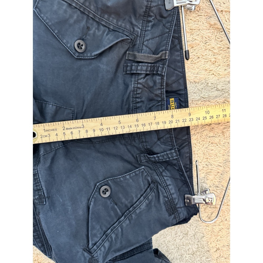 Vintage Ralph Lauren Rugby Women's Slim‎ Fit Cargo Parachute Pants Size 2 Black - Picture 13 of 16